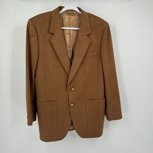 Louis Roth Mens Vintage 70s Ultrasuede Blazer Size 43 Old Money Minimalist